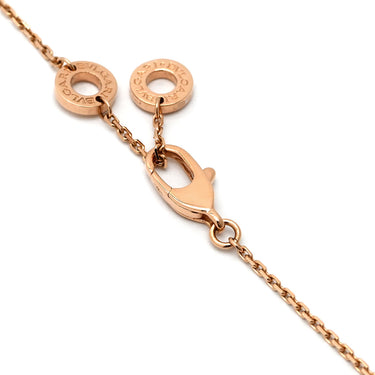 ブルガリ BVLGARI ディーヴァ ドリーム 351143 ピンクゴールド K18PG ダイヤモンド マラカイト ネックレス 緑 グリーン 750 18K 18金 RG