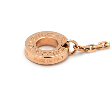 ブルガリ BVLGARI ディーヴァ ドリーム 351143 ピンクゴールド K18PG ダイヤモンド マラカイト ネックレス 緑 グリーン 750 18K 18金 RG