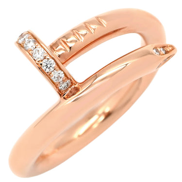 カルティエ Cartier ジュストアンクル ダイヤ B4094850 ピンクゴールド K18PG ダイヤモンド #50(JP10) リング 指輪 750 JUSTE UN CLOU 10号