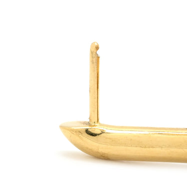 ティファニー Tiffany & Co ハードウェア ラージリンク 68533643 イエローゴールド K18YG ピアス 750 18K YG