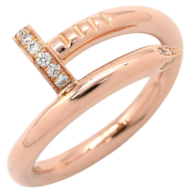 カルティエ Cartier ジュストアンクル ダイヤ B4094851 ピンクゴールド K18PG ダイヤモンド #51(JP11) リング 指輪 750 JUSTE UN CLOU 10号