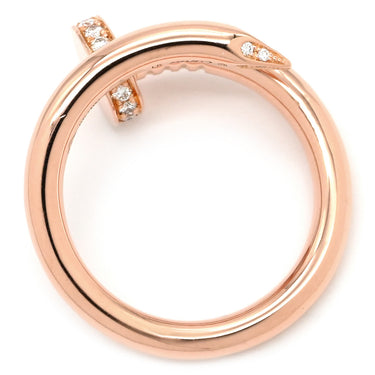 カルティエ Cartier ジュストアンクル ダイヤ B4094851 ピンクゴールド K18PG ダイヤモンド #51(JP11) リング 指輪 750 JUSTE UN CLOU 10号