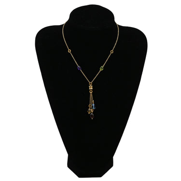 ブルガリ BVLGARI ビーゼロワン エレメント ネックレス CL854509 イエローゴールド×マルチカラー K18YG アメジスト ペリドット ロードライトガーネット ブルートパーズ シトリンクォーツ ネックレス 750 18K マルチストーン