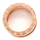 ブルガリ BVLGARI ビーゼロワン B-zero1 レジェンド 3バンド ダイヤリング ピンクゴールド K18PG ダイヤモンド #55(JP15) リング 指輪 750 18金 14号