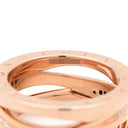 ブルガリ BVLGARI ビーゼロワン B-zero1 レジェンド 3バンド ダイヤリング ピンクゴールド K18PG ダイヤモンド #55(JP15) リング 指輪 750 18金 14号