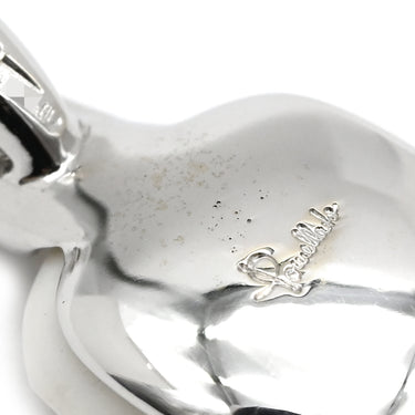 ポメラート Pomellato カプリ ホワイト×ホワイトゴールド K18WG ダイヤモンド カルセドニー ネックレス Au750 18K 18金 スクエアモチーフ ダイヤ カルセドニー