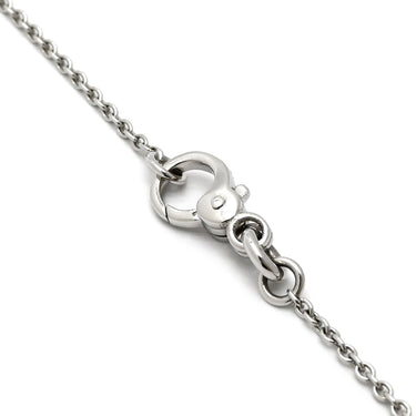 ポメラート Pomellato カプリ ホワイト×ホワイトゴールド K18WG ダイヤモンド カルセドニー ネックレス Au750 18K 18金 スクエアモチーフ ダイヤ カルセドニー