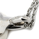 ポメラート Pomellato カプリ ホワイト×ホワイトゴールド K18WG ダイヤモンド カルセドニー ネックレス Au750 18K 18金 スクエアモチーフ ダイヤ カルセドニー