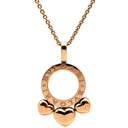 ブルガリ BVLGARI アレグラ ハート ピンクゴールド K18PG ネックレス B-zero1 ペンダント 18K 750PG