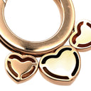 ブルガリ BVLGARI アレグラ ハート ピンクゴールド K18PG ネックレス B-zero1 ペンダント 18K 750PG