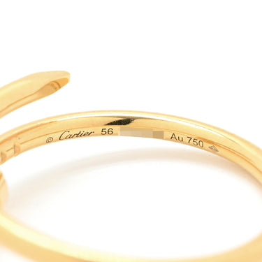 カルティエ Cartier ジュスト アン クル SM B4225956 イエローゴールド K18YG #56(JP16) リング 指輪 750 RG JUSTE UN CLOU 16号
