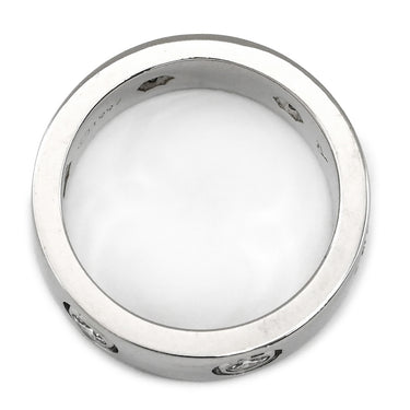 カルティエ Cartier ラブリング フルダイヤ ホワイトゴールド K18WG ダイヤモンド #47 リング 指輪 LOVE Ring Au750 18K 18金 6石 6P 6粒 7.5号