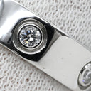 カルティエ Cartier ラブリング フルダイヤ ホワイトゴールド K18WG ダイヤモンド #47 リング 指輪 LOVE Ring Au750 18K 18金 6石 6P 6粒 7.5号