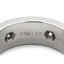 カルティエ Cartier ラブリング フルダイヤ ホワイトゴールド K18WG ダイヤモンド #47 リング 指輪 LOVE Ring Au750 18K 18金 6石 6P 6粒 7.5号
