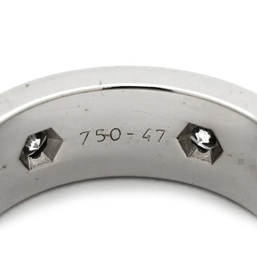 カルティエ Cartier ラブリング フルダイヤ ホワイトゴールド K18WG ダイヤモンド #47 リング 指輪 LOVE Ring Au750 18K 18金 6石 6P 6粒 7.5号