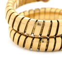 ブルガリ BVLGARI トゥボガス イエローゴールド K18YG ピンクトルマリン リング 指輪 750 18K 18金