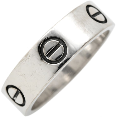 カルティエ Cartier ラブリング ホワイトゴールド K18WG #54(JP14) リング 指輪 LOVE Ring クラシック 750 18K WG 18金 13.5号