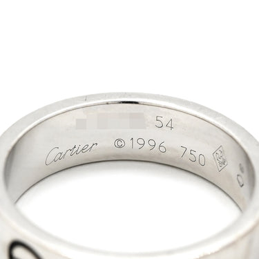 カルティエ Cartier ラブリング ホワイトゴールド K18WG #54(JP14) リング 指輪 LOVE Ring クラシック 750 18K WG 18金 13.5号