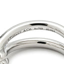 ティファニー Tiffany & Co ノット ダブル ロウ ダイヤリング ホワイトゴールド K18WG ダイヤモンド リング 指輪 18K 750AU 11号
