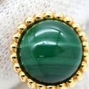 ヴァンクリーフアーペル Van Cleef & Arpels ペルレ クルール アントレ レ ドア VCARO9SU52 イエローゴールド K18YG ダイヤモンド マラカイト #52(JP12) リング 指輪 11.5号