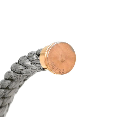 フレッド FRED フォース10 ブレスレット LM シルバーXピンクゴールド K18PG GP ステンレスケーブル ＃16 ブレスレット