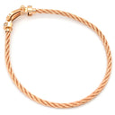 フレッド FRED フォース10 ハーフ ダイヤモンド ピンクゴールド K18PG ダイヤモンド ブレスレット Au750 18K 18金 ミディアム