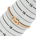 フレッド FRED フォース10 ハーフ ダイヤモンド ピンクゴールド K18PG ダイヤモンド ブレスレット Au750 18K 18金 ミディアム