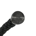 フレッド FRED フォース10 LM ハーフダイヤ ホワイトゴールド×シルバー K18WG ダイヤモンド ステンレスケーブル メタル ＃17 ブレスレット グレー ダイヤモンド