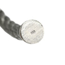 フレッド FRED フォース10 ラージモデル シルバー×ホワイトゴールド K18WG ステンレスケーブル ブレスレット Au750 18K 18金 ステンレスケーブル