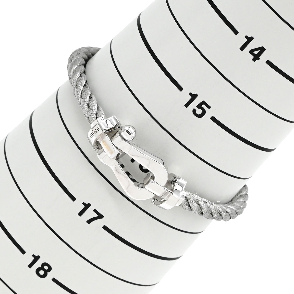 フレッド FRED フォース10 ラージモデル シルバー×ホワイト