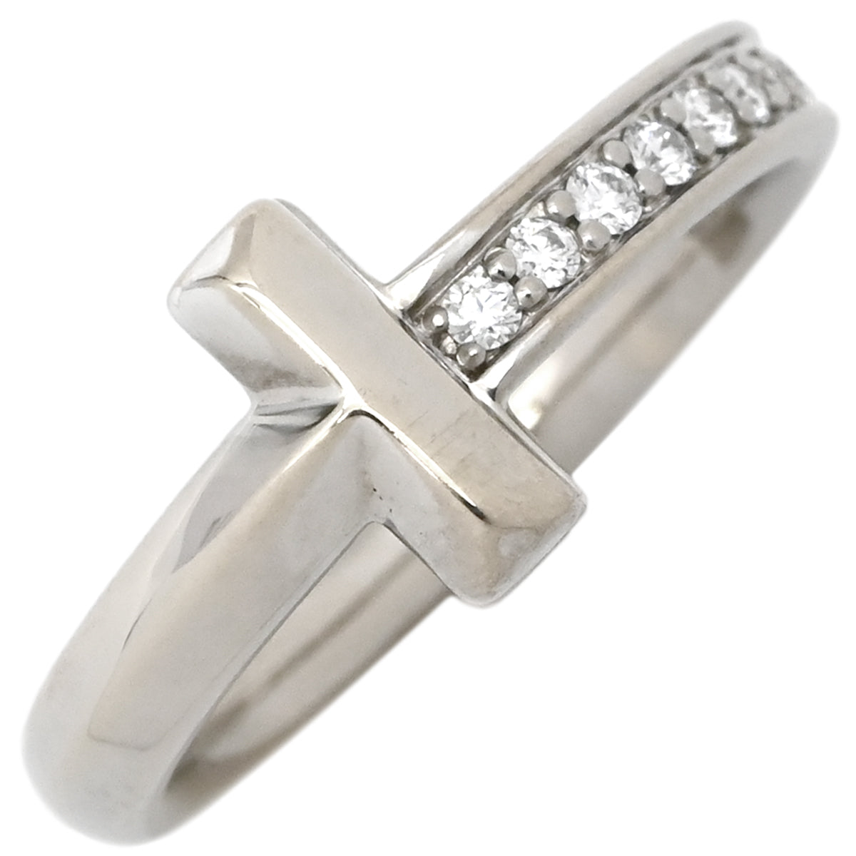 ティファニー Tワン ダイヤモンドリング 9号 ティファニー リング T