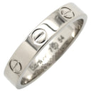 カルティエ Cartier ラブリング スモールモデル ホワイトゴールド K18WG #54 リング 指輪 LOVE Ring ホワイトゴールド WG Au750 18K 18金 ミニサイズ 14号