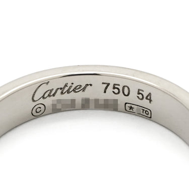 カルティエ Cartier ラブリング スモールモデル ホワイトゴールド K18WG #54 リング 指輪 LOVE Ring ホワイトゴールド WG Au750 18K 18金 ミニサイズ 14号