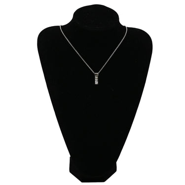 ノンブランド NON BRAND ダイヤ ホワイトゴールド K18WG ダイヤモンド ペンダントトップ 3石 3連 ドロップ