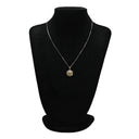 ノンブランド NON BRAND パヴェダイヤ イエローゴールド K18YG ダイヤモンド ペンダントトップ フラワー ネックレストップ