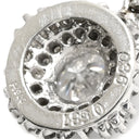 ノンブランド NON BRAND プラチナシルバー Pt900 ダイヤモンド ペンダントトップ プラチナム ペンダントヘッド センターダイヤ パヴェ メレダイヤ