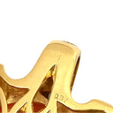 ノンブランド NON BRAND 珊瑚 ダイヤ イエローゴールド K18YG ダイヤモンド 珊瑚 ペンダントトップ 赤 サンゴ ダイヤモンド YG 750 ネックレストップ