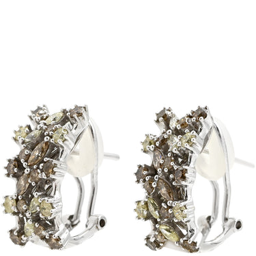 ノンブランド NON BRAND ダイヤピアス ホワイトゴールド K18WG ダイヤモンド ピアス イヤリング