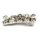 ノンブランド NON BRAND ブラウン イエロー ダイヤ ホワイトゴールド K18WG ダイヤモンド ペンダントトップ ネックレストップ