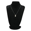 ノンブランド NON BRAND ブラウン イエロー ダイヤ ホワイトゴールド K18WG ダイヤモンド ペンダントトップ ネックレストップ