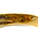 ノンブランド NON BRAND ルビー ダイヤリング イエローゴールド×レッド K18YG ダイヤモンド ルビー リング 指輪 Au750 18K 18金 11号