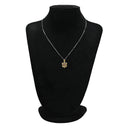 ノンブランド NON BRAND イエローゴールド K18YG ダイヤモンド ルビー ペンダントトップ Au750 18K 18金 ダイヤ ルビー ペンダントトップ エンブレムモチーフ