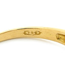 ノンブランド NON BRAND オパール ダイヤリング イエローゴールド K18YG オパール ダイヤモンド リング 指輪 10号