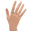 ノンブランド NON BRAND オパール ダイヤリング イエローゴールド K18YG オパール ダイヤモンド リング 指輪 10号