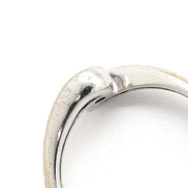 ノンブランド NON BRAND ダイヤリング プラチナシルバー K18WG ダイヤモンド リング 指輪 ダイヤモンド ホワイトゴールド 1P 1粒ダイヤ 9号