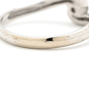 ノンブランド NON BRAND ダイヤリング プラチナシルバー K18WG ダイヤモンド リング 指輪 ダイヤモンド ホワイトゴールド 1P 1粒ダイヤ 9号