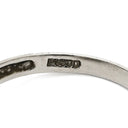 ノンブランド NON BRAND ダイヤリング プラチナシルバー Pt900 ダイヤモンド リング 指輪 V字 Vライン 12号