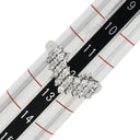 ノンブランド NON BRAND ダイヤリング プラチナシルバー Pt900 ダイヤモンド リング 指輪 V字 Vライン 12号