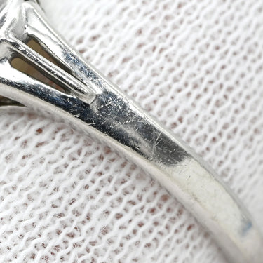 ノンブランド NON BRAND ファイアオパール ダイヤリング プラチナシルバー Pt900 オパール ダイヤモンド リング 指輪 メキシコオパール 11号