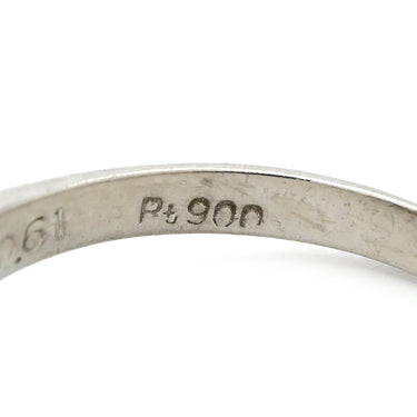 ノンブランド NON BRAND ファイアオパール ダイヤリング プラチナシルバー Pt900 オパール ダイヤモンド リング 指輪 メキシコオパール 11号